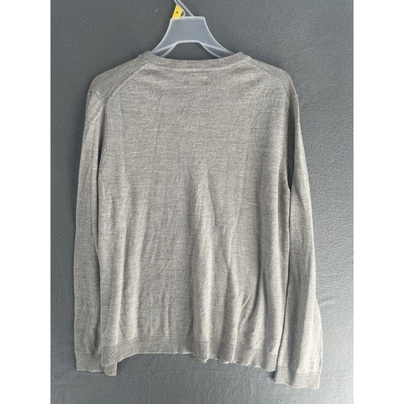 Mens Knit Sweater Lot of 2 XL V-neck and Henley Long Sleeve Soft Pullover - Picture 7 of 7